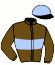 casaque portée par Cheradame D. jockey du cheval de course BLUES DES LANDIERS (FR), information pmu ZETURF