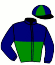 casaque portée par Martin G. jockey du cheval de course GUINESS DU BISET (FR), information pmu ZETURF