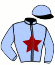 casaque portée par Perrette Q. jockey du cheval de course CROP OVER QUEEN (FR), information pmu ZETURF