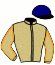 casaque portée par Eon Mlle M. jockey du cheval de course HAPPY DE REVE (AQ), information pmu ZETURF