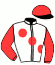 casaque portée par Cabre J. jockey du cheval de course TICK TOCH (GB), information pmu ZETURF