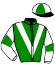 casaque portée par Santiago Mlle D. jockey du cheval de course SADARAK (FR), information pmu ZETURF