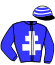 casaque portée par Etienne E. jockey du cheval de course ALBERT BRIDGE (FR), information pmu ZETURF