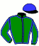 casaque portée par Raffin E. jockey du cheval de course HOUSTON DE CUIGNY (FR), information pmu ZETURF