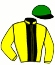 casaque portée par Lebourgeois Y. jockey du cheval de course HAMMERLESS, information pmu ZETURF
