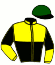 casaque portée par Dessartre E. jockey du cheval de course HOOK UP ABSOLUTE, information pmu ZETURF