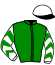 casaque portée par Meunier St. jockey du cheval de course DIAMOND RIGHT, information pmu ZETURF
