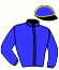 casaque portée par Barrier A. jockey du cheval de course HERMINE DU FAN, information pmu ZETURF