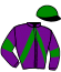 casaque portée par Mornet H. jockey du cheval de course FOLIE DE HOUELLE, information pmu ZETURF