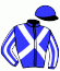 casaque portée par Bazire J. M. jockey du cheval de course BORDEAUX S., information pmu ZETURF