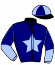 casaque portée par Nivard F. jockey du cheval de course GALILEE DES PRES, information pmu ZETURF