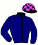 casaque portée par Bachelot T. jockey du cheval de course SILK THREAD, information pmu ZETURF