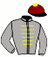casaque portée par Hardouin E. jockey du cheval de course MAYSAN, information pmu ZETURF