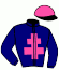 casaque portée par Grosbois C. jockey du cheval de course HOH MY LADY, information pmu ZETURF