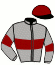 casaque portée par Mekouche Mlle A. jockey du cheval de course PRINCESSE BASC, information pmu ZETURF