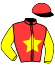 casaque portée par Madamet A. jockey du cheval de course MATALA, information pmu ZETURF