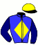casaque portée par Mangione R. jockey du cheval de course FEERARY, information pmu ZETURF
