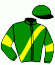 casaque portée par Dersoir-habib W. jockey du cheval de course FREDY DE LA NOE, information pmu ZETURF