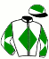 casaque portée par Gaullier T. jockey du cheval de course BEROMA, information pmu ZETURF