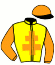 casaque portée par Julliot R. jockey du cheval de course JOVIALE TIEPY, information pmu ZETURF