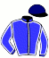 casaque portée par Dersoir Mlle C. jockey du cheval de course HAVANE ORANGE, information pmu ZETURF