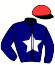 casaque portée par Lagadeuc F. jockey du cheval de course KASSICA DU GOUTIER, information pmu ZETURF