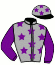 casaque portée par Cabaret Y. jockey du cheval de course JOKER DU PONT, information pmu ZETURF