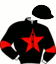 casaque portée par Izzo M. jockey du cheval de course JAGUAR SPIRIT, information pmu ZETURF