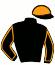 casaque portée par Gelormini G. jockey du cheval de course ISERNIA, information pmu ZETURF