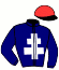 casaque portée par Raffestin J. jockey du cheval de course IMAGE DE FLAM, information pmu ZETURF