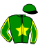 casaque portée par Dersoir S. jockey du cheval de course DUNE DE LA LUNE, information pmu ZETURF