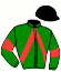 casaque portée par Cavanie Mme P. jockey du cheval de course FEAR FACTOR, information pmu ZETURF