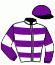 casaque portée par Castel P. jockey du cheval de course L'AMOUR EN VRAI, information pmu ZETURF