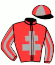casaque portée par Gelormini G. jockey du cheval de course KELISSA D'AVE, information pmu ZETURF