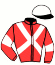 casaque portée par Verhestraeten E. jockey du cheval de course STALLONE, information pmu ZETURF