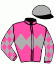 casaque portée par Lebouc Hug. jockey du cheval de course NEW TOWN, information pmu ZETURF