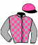 casaque portée par Marie Benj. jockey du cheval de course LADY DES BLINS, information pmu ZETURF