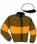 casaque portée par Madamet A. jockey du cheval de course KARYNIA, information pmu ZETURF