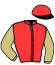 casaque portée par Barassin B. jockey du cheval de course HELIA DE BAFFAIS, information pmu ZETURF