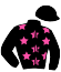casaque portée par Lenain G. jockey du cheval de course KASH GAGOU, information pmu ZETURF