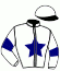 casaque portée par Bazire P. jockey du cheval de course AFGHANY, information pmu ZETURF