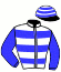 casaque portée par Cuiller Ch. jockey du cheval de course ELVIS DU VALLON, information pmu ZETURF casaque portée par Cuiller Ch. jockey du cheval de course ELVIS DU VALLON, information pmu ZETURF