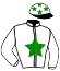 casaque portée par Abrivard A. jockey du cheval de course MELODIE D'AMOUR, information pmu ZETURF