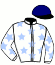 casaque portée par Chevillard T. jockey du cheval de course AUTOUR DE MINUIT (FR), information pmu ZETURF casaque portée par Chevillard T. jockey du cheval de course AUTOUR DE MINUIT (FR), information pmu ZETURF