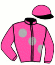 casaque portée par Beaurain T. jockey du cheval de course ROI REBEL (FR), information pmu ZETURF