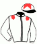 casaque portée par Mayeur R. jockey du cheval de course ENIOCANTO (AQ), information pmu ZETURF