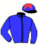 casaque portée par Dominois Mlle P. jockey du cheval de course NO RISK FOR YOU (FR), information pmu ZETURF