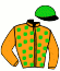 casaque portée par Nabet K. jockey du cheval de course AJAS (FR), information pmu ZETURF