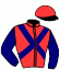 casaque portée par Lelievre A. jockey du cheval de course ITACARE (FR), information pmu ZETURF