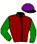 casaque portée par Girard F. jockey du cheval de course MANX (IE), information pmu ZETURF